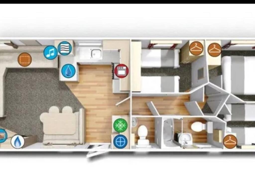 8 Sleep Chalet At Newquay Away Resorts Nb160 Buitenkant foto